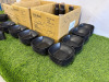 117 x Assorted Black Crockery & Melamine Bowls to Include: 45 x Jugs with Lids, 40 x Melamine Bowls, 25 x 30cm Plates & 7 x 20cm Plates. - 4