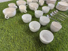 Quantity of White Crockery to Include: 8 x Coffee Cups, 10 x Espresso Cups, 2 x Milk Jugs, 10 x Bowls & 30 x Assorted Size Saucers. - 2