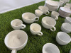 Quantity of White Crockery to Include: 8 x Coffee Cups, 10 x Espresso Cups, 2 x Milk Jugs, 10 x Bowls & 30 x Assorted Size Saucers. - 3