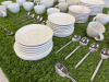 Quantity of White Crockery to Include: 8 x Coffee Cups, 10 x Espresso Cups, 2 x Milk Jugs, 10 x Bowls & 30 x Assorted Size Saucers. - 5