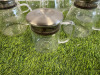 9 x Glass Tea Pots & 1 x Coffee Cafetiere. - 3