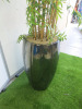 Large Artificial Bamboo Plant, Size of Planter H73cm. Overall Height with Plants 225cm. - 4