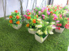 Quantity of Restaurant Table Top Artificial Plants & Flowers to Include: 22 x Small & 9 x Glass Vase3s with an Assortment of artificial Plants/Flowers. - 2