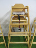 4 x Wooden Children's High Chairs. - 3