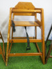 3 x Wooden Children's High Chairs. - 3