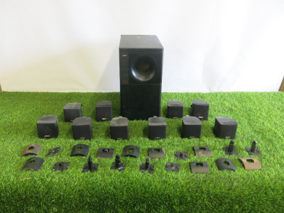 Bose Freespace 3 Business Music System to Include: 1 x Acoustimass Module & 10 x Bose Single Cube Acoustimass Speakers.