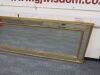 Large Bevel Edged Gold Detail & Framed Mirror. Size H80 x W230cm. - 2