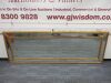 Large Bevel Edged Gold Detail & Framed Mirror. Size H80 x W230cm.