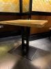 14 x SG Partneri Wooden Table with Light Wood Top on Black Painted Base. Size H72 x 80 x 60cm. - 2
