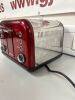 Morphy Richards, Model 242004, 4 Slice Toaster in Red. - 3