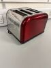 Morphy Richards, Model 242004, 4 Slice Toaster in Red. - 4