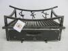 Orient Steel Hand Crafted Fire Basket with Grate & Front Cover. RRP £312 - 2