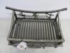 Orient Steel Hand Crafted Fire Basket with Grate & Front Cover. RRP £312 - 4