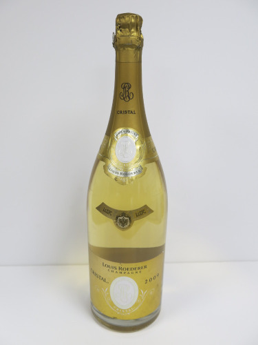 Jeroboam Bottle of Louis Roederer Cristal Champagne, 2009, Size 3000ml.