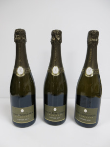 3 x Bottles of Louis Roederer Vintage Champagne, 2015, 750ml.