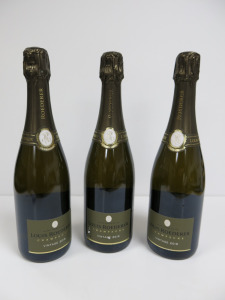 3 x Bottles of Louis Roederer Vintage Champagne, 2015, 750ml.