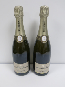 2 x Bottles of Louis Roederer Collection 245 Champagne, 750ml.