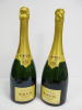 2 x Bottles of Krug Grande Cuvee 172Eme Edition Brut Champagne, 750ml.
