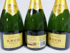 3 x Bottles of Krug Grande Cuvee 172Eme Edition Brut Champagne, 750ml. - 3
