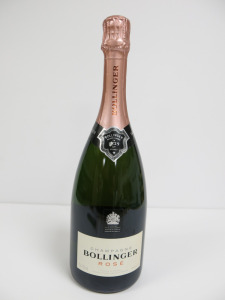 Bottle of Bollinger Rose Brut Champagne, 750ml.