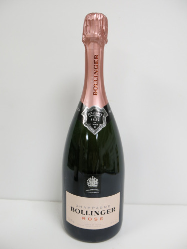 Bottle of Bollinger Rose Brut Champagne, 750ml.