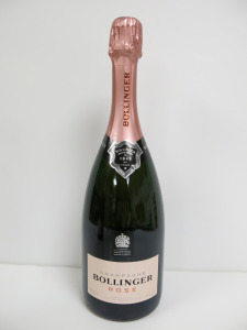 Bottle of Bollinger Rose Brut Champagne, 750ml.