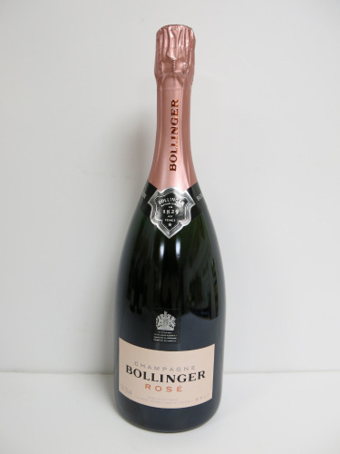 Bottle of Bollinger Rose Brut Champagne, 750ml.