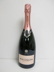 Bottle of Bollinger Rose Brut Champagne, 750ml.
