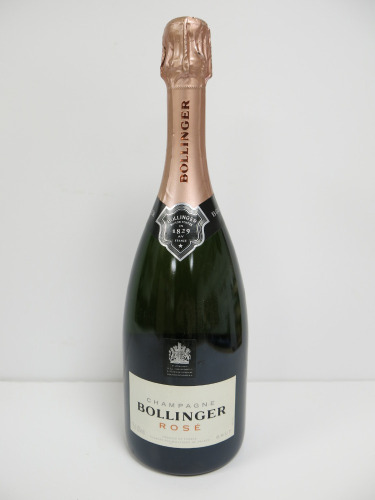 Bottle of Bollinger Rose Brut Champagne, 750ml.