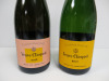 2 x Bottles of Veuve Clicquot Champagne to Include: 1 x Rose & 1 x Brut, 750ml. - 2