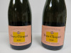 2 x Bottles of Veuve Clicquot Rose Champagne, 750ml. - 2
