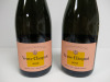 2 x Bottles of Veuve Clicquot Rose Champagne, 750ml. - 2
