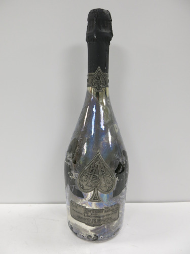 Bottle of Armand De Brignac Ace of Spades Blanc de Blancs Champagne, 750ml.