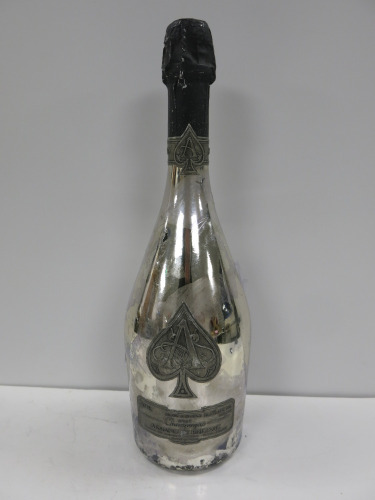 Bottle of Armand De Brignac Ace of Spades Blanc de Blancs Champagne, 750ml.