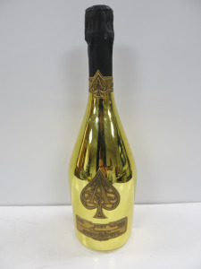 Bottle of Armand De Brignac Ace of Spades Brut Champagne, 750ml.