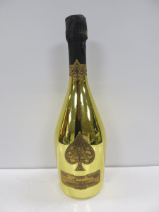 Bottle of Armand De Brignac Ace of Spades Brut Champagne, 750ml.