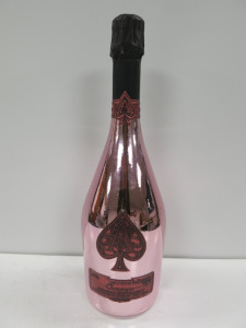 Bottle of Armand De Brignac Ace of Spades Rose Champagne, 750ml.