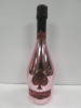Bottle of Armand De Brignac Ace of Spades Rose Champagne, 750ml.