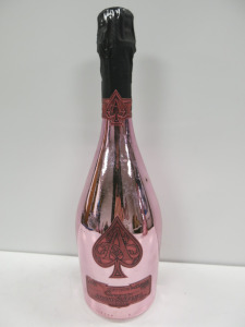 Bottle of Armand De Brignac Ace of Spades Rose Champagne, 750ml.