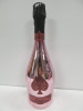 Bottle of Armand De Brignac Ace of Spades Rose Champagne, 750ml.