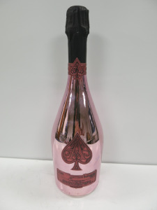 Bottle of Armand De Brignac Ace of Spades Rose Champagne, 750ml.