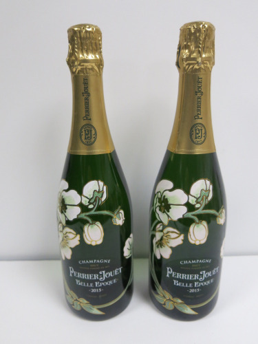 2 x Bottles of Perrier Jouet Belle Epoque Champagne, 2015, 750ml.