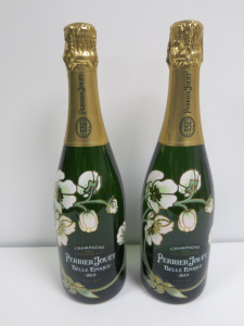 2 x Bottles of Perrier Jouet Belle Epoque Champagne, 2015, 750ml.