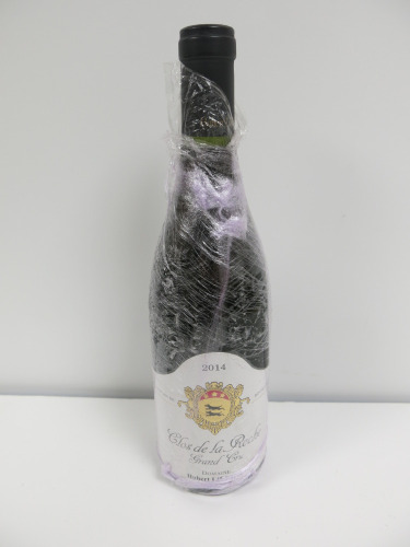 Bottle of Domaine Hubert Lignier Clos De La Roche Grand Cru Red Wine, 2014, 750ml.