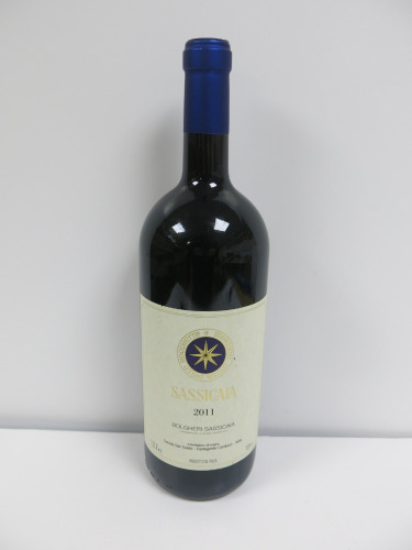 Magnum Bottle of Sassicaia Tenuta San Guido Red Wine, 2011, 1500ml.