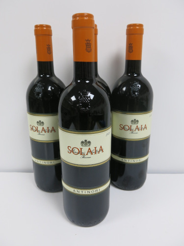 4 x Bottles of Solaia Marchesi Antinori Red Wine, 2020, 750ml.