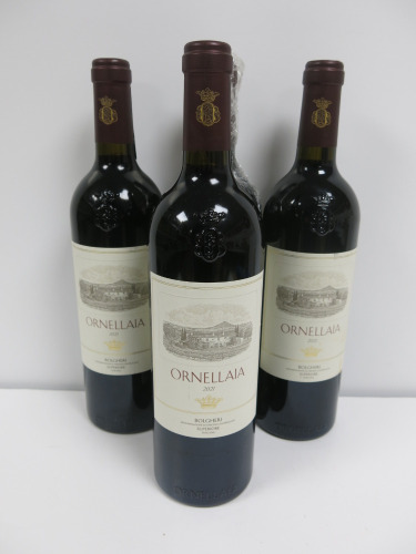 4 x Bottles of Ornellaia Bolgheri Superiore Red Wine, 2021, 750ml.