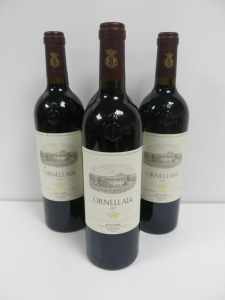 4 x Bottles of Ornellaia Bolgheri Superiore Red Wine, 2021, 750ml.