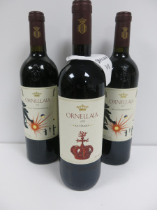 4 x Assorted Bottles of Ornellaia Red Wine to Include: 2 x La Generosita, 2021, 1 x La Grazia 2018 & 1 x Bolgheri Superior, 2018, 750ml.
