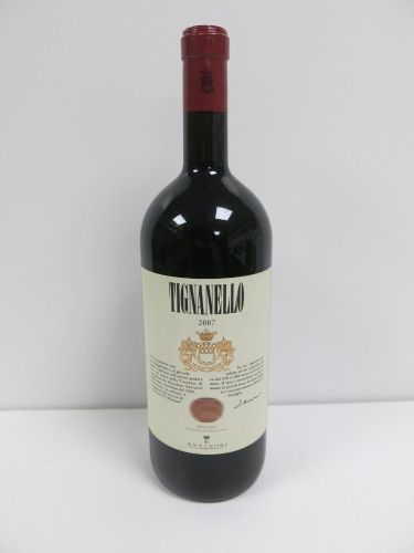 Magnum Bottle of Tignanello Toscana Antinori Red Wine, 2007, 1500ml.